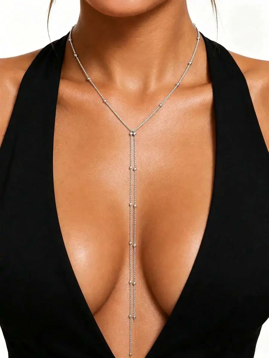 Knot Decor Long Necklace
