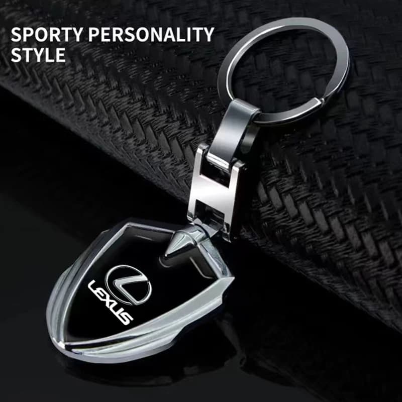 Portachiavi per Auto in Metallo con Ciondolo, Accessori Auto per Lexus GX460 CT200H ES Fsport GS GX IS LS L