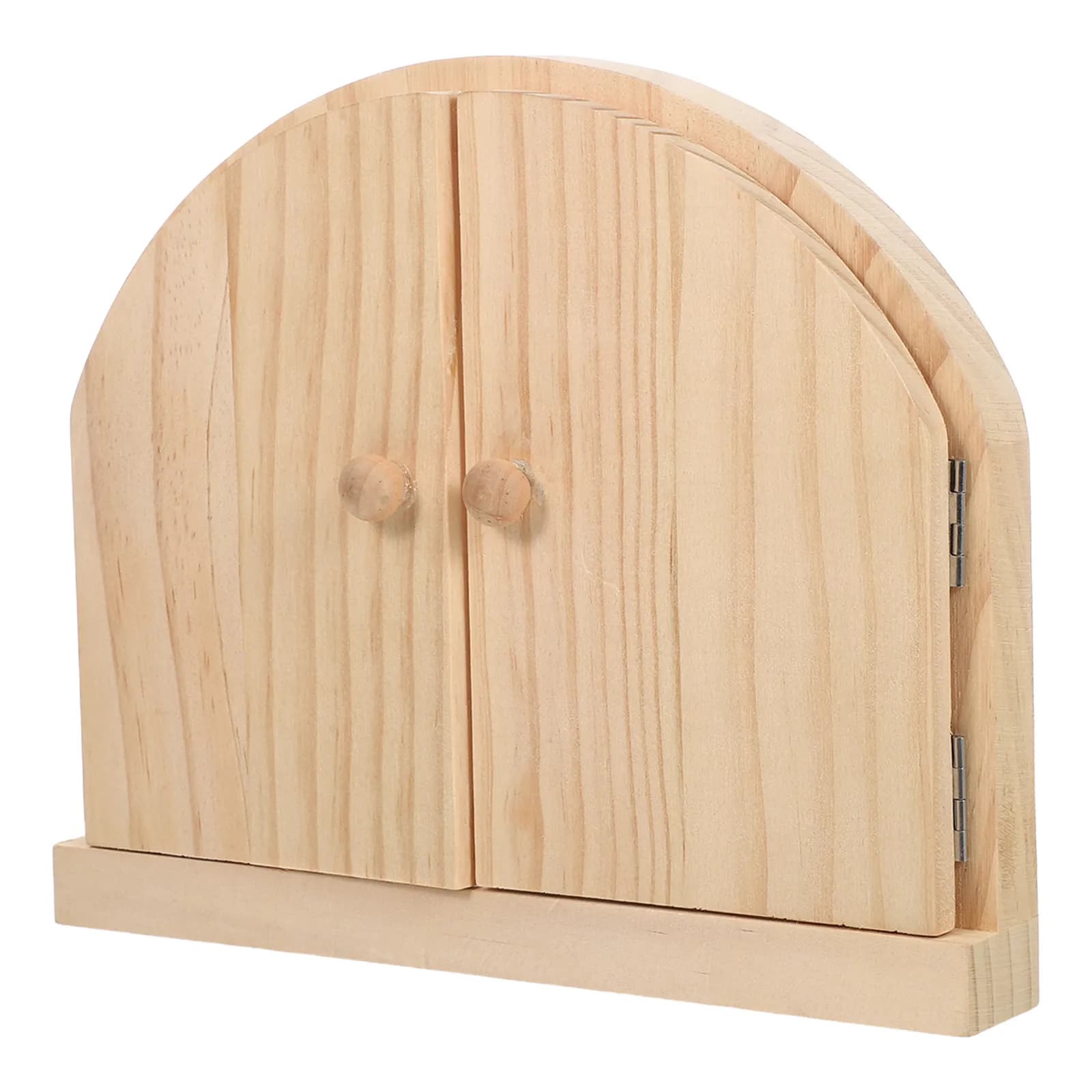 Copertura in Legno per Prese Elettriche a Forma di Porta delle Fate, Protezione per Interruttori a Doppia Porta, Copertura Decorativa per Interruttori a Muro a Prova di Bambino