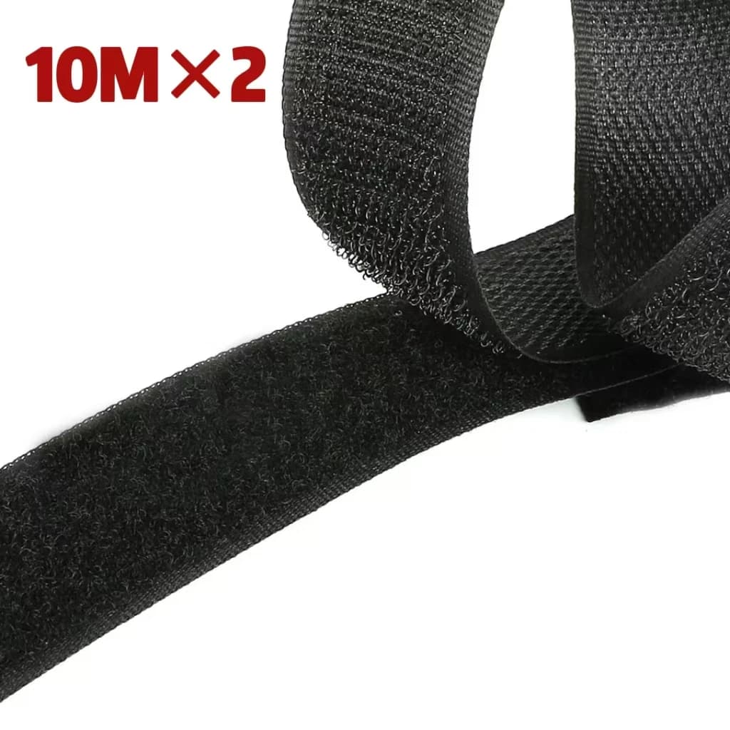 10M*2 Magic Sticke Tape Scratch Tapes Self Adhesive Extra Strong Adhesive with Sticker Powerful Hook and Loop Fastener 20/50mm