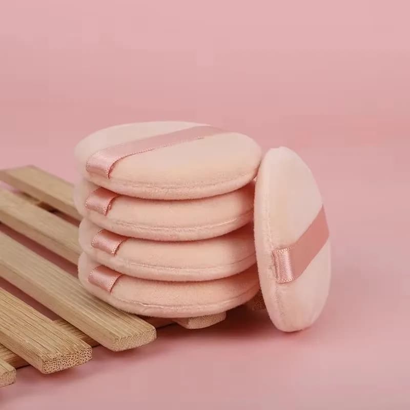 5/20/50 pezzi morbido velluto trucco spugna polvere sciolta soffio cosmetico bifacciale viso trucco spugna correttore strumenti per trucco asciutto e bagnato