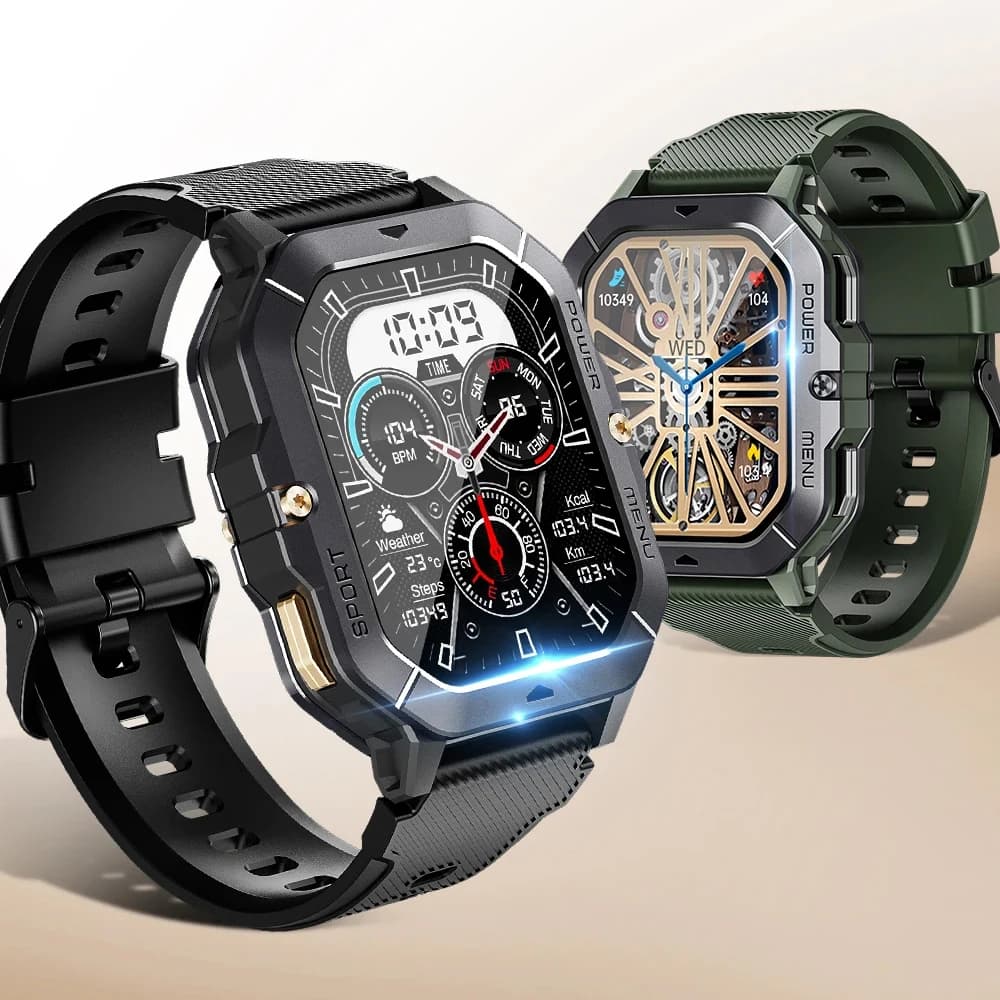 C28 Outdoor Sports Smart Watch Man Woman Smartwatch Bluetooth Called Wrist Watch 410 mAh Electronic Wrist Watch Fitness Bracelet