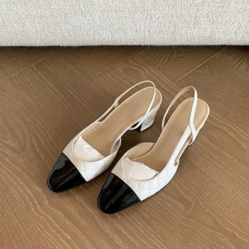 Scarpe da Donna alla Moda, Eleganti Sandali con Tacco Alto in Stile Francese, Calzature Casual Raffinate, Scarpe Firmate, Sandalias De Mujer