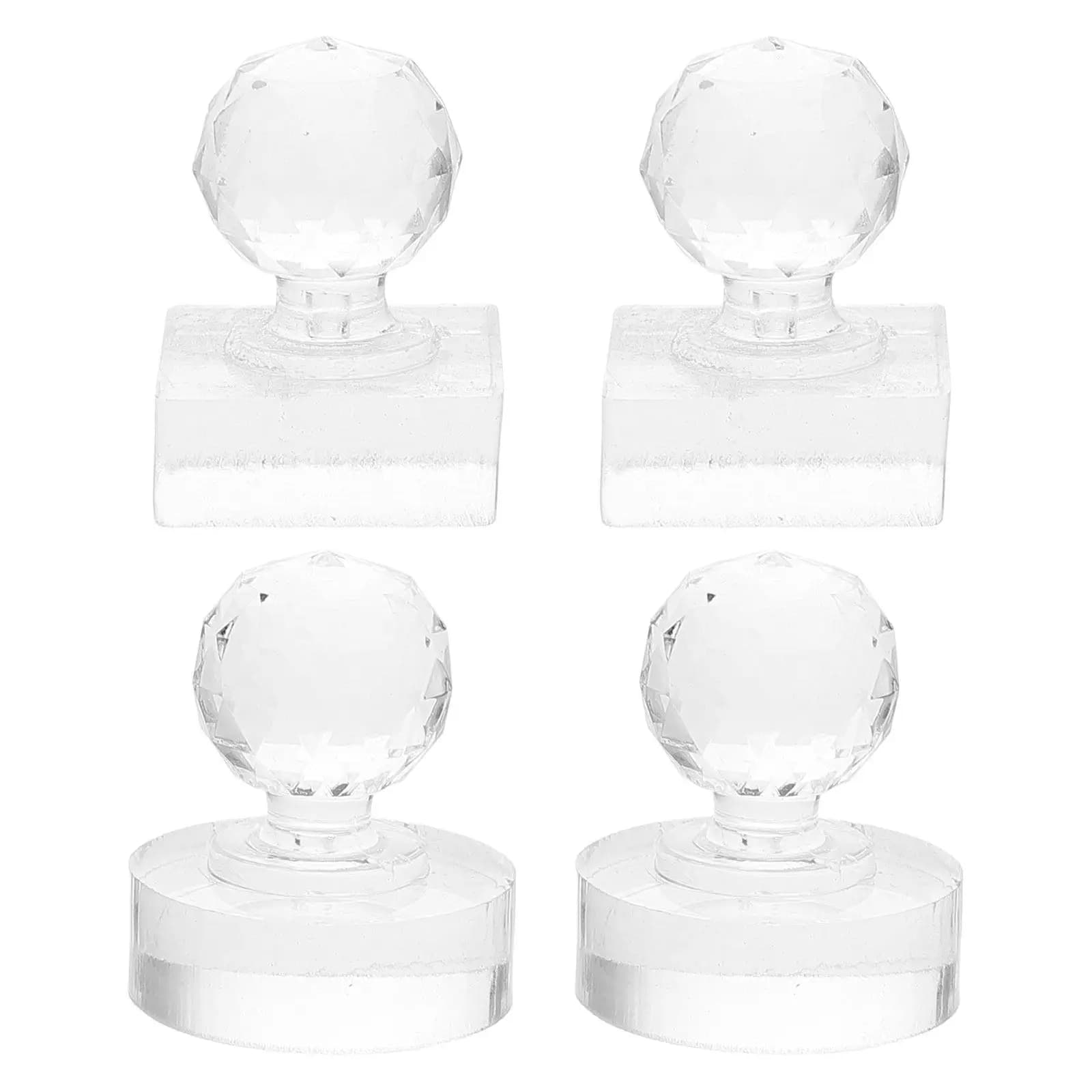 4Pcs Eyeshadow Press Stamp Tool Kit for DIY Restoration Precision Powder Pressing Mold Compatible with All Brands