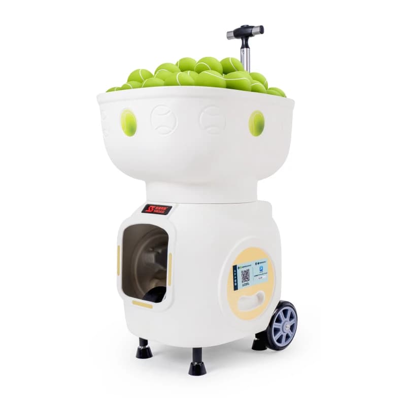 T2403A Macchina Intelligente per Palline da Tennis da Interno, Alimentatore di Palline per Allenamento a Corto Raggio, Realizzato in Plastica Resistente