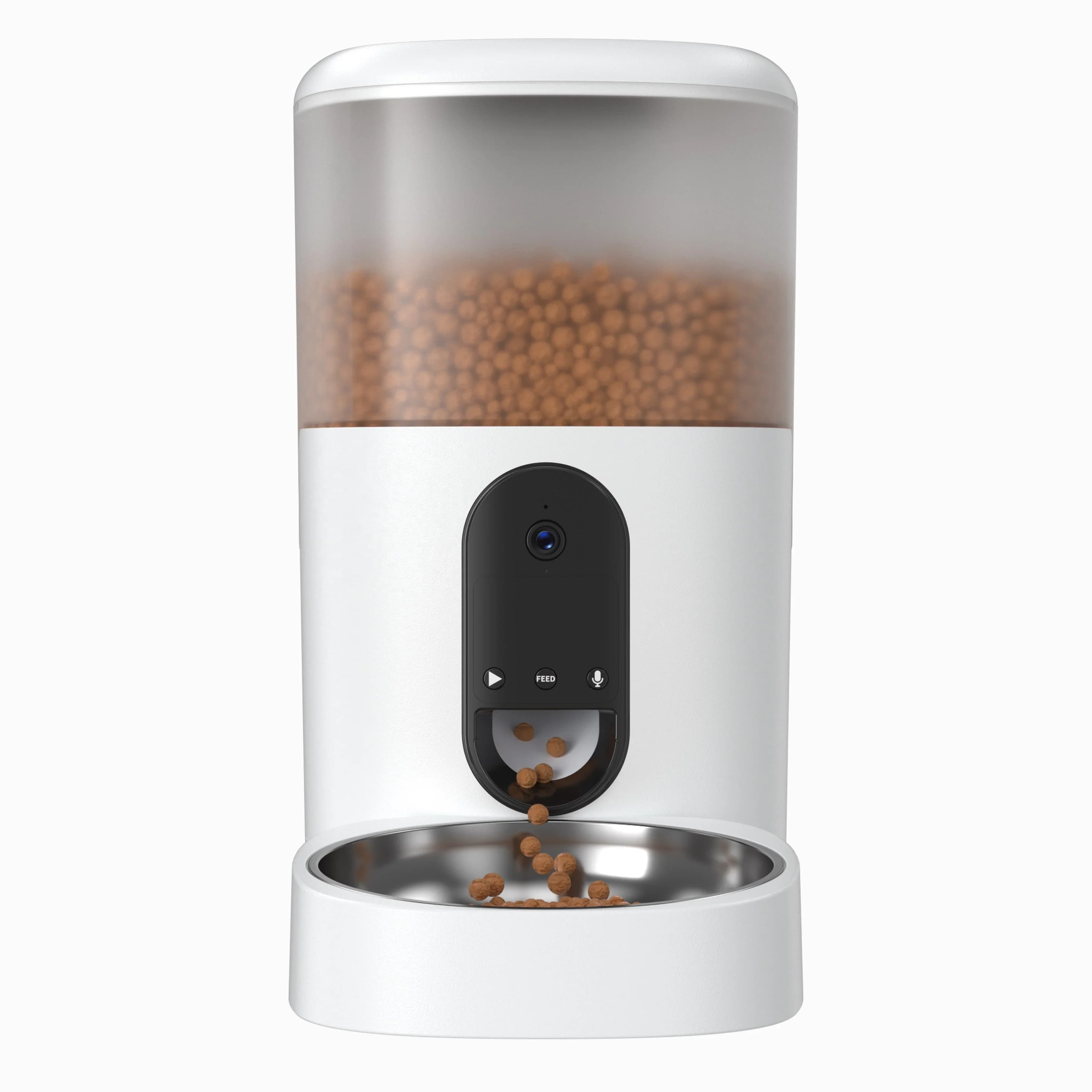 [Versione video/WiFi] 4LAutomatic Pet Feeder Smart Food Dispenser ciotola per cani e gatti