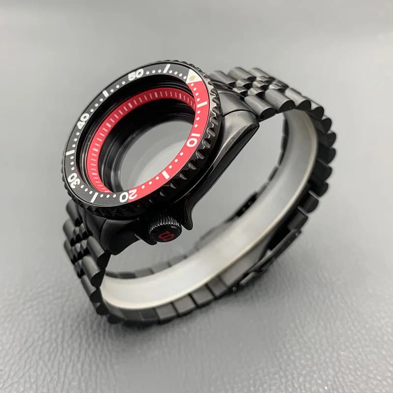 42mm SKX007 SRPD Watch Case and Bracelet Sets Fit 7S 4R NH35 NH36 Movement Men Watch Case and 22mm Watch Stap Kits Customized