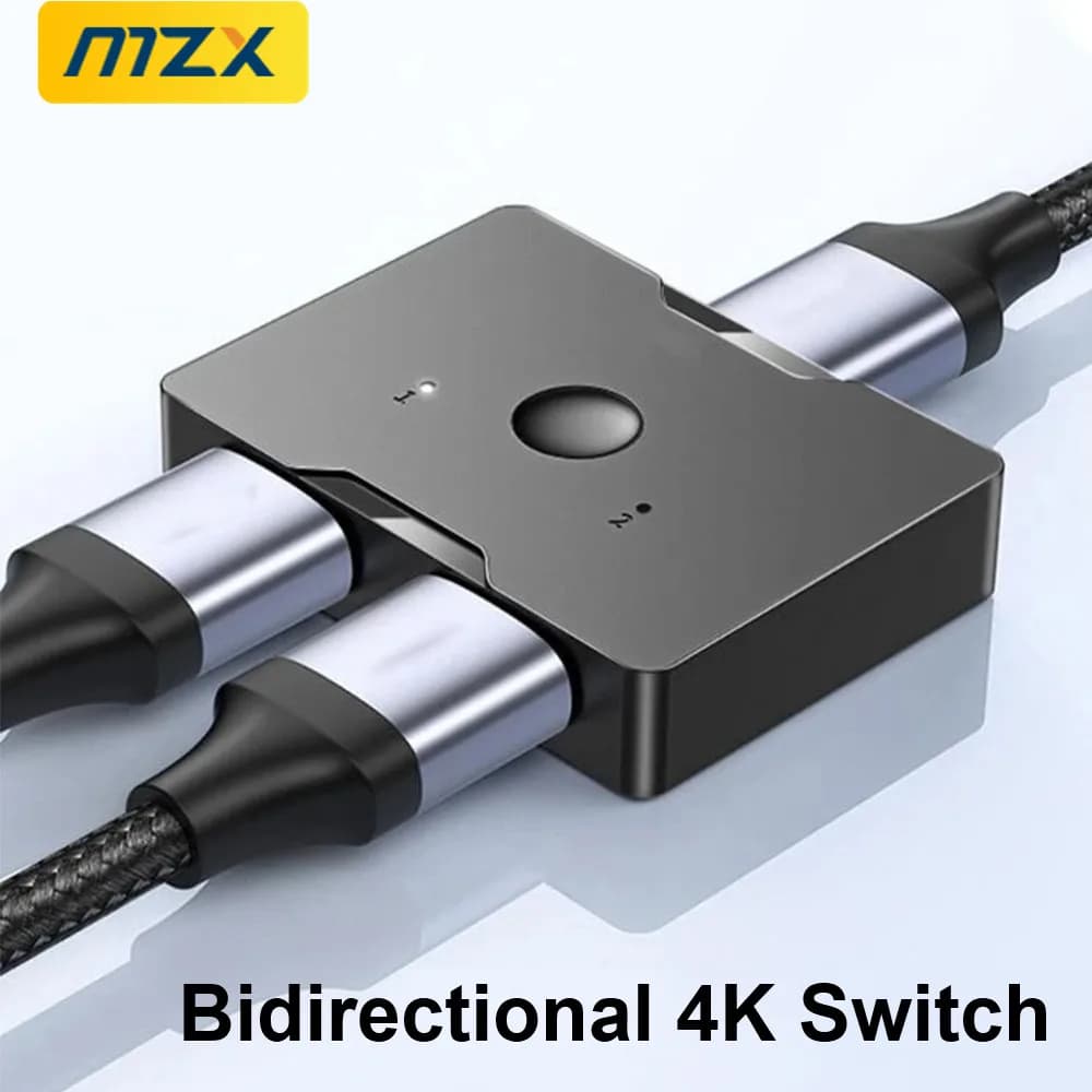 Switch KVM Bidirezionale MZX 4K HDMI 2.0 Compatibile 60Hz 30Hz 1080P Splitter per PC Laptop Monitor Accessori Proiettori
