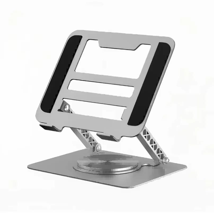 Adjustable 360 Rotating Aluminum Alloy Desk Laptop Stand for MacBook Air/Pro Foldable Notebook Desktop Holder Accessory