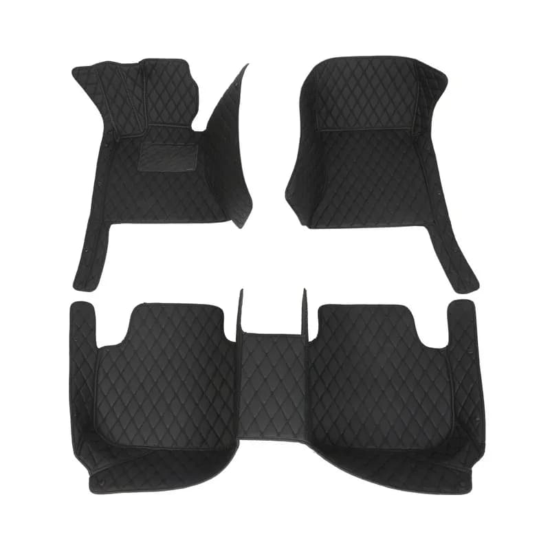 Car Mats for Smart Fortwo 453 2015-2021 DropSping Center Interior Accessories 100% Fit Leather Mats Foot Reliefs