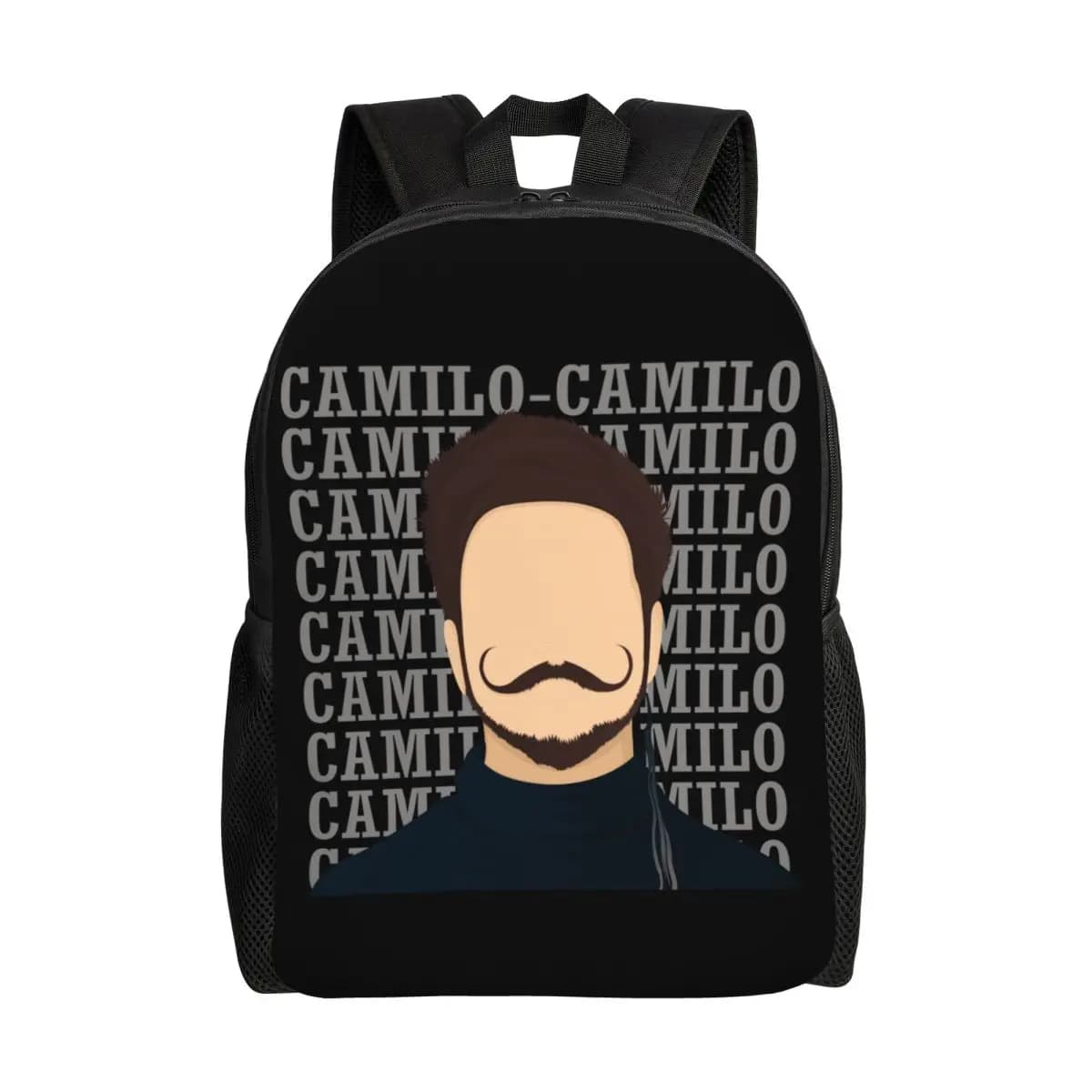 Zaino personalizzato Camilo Echeverry per donna, uomo, scuola, studenti universitari, bookbag adatto per borse da cantante pop per laptop da 15 pollici