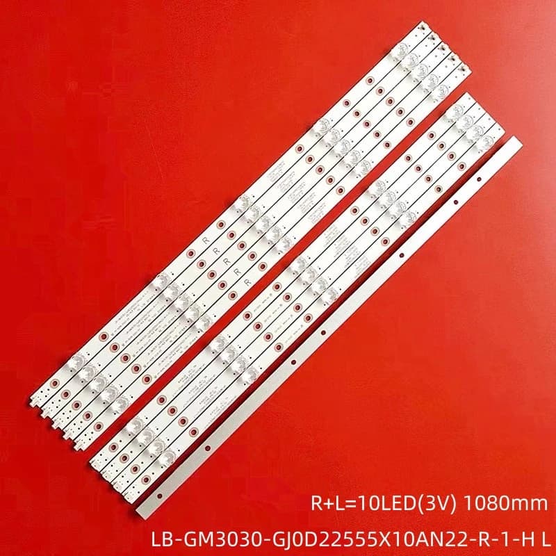 Striscia di retroilluminazione a LED TV da 55" 55pus7304 55pus6704 55PUS7394 55PUS7504 55PUS6523 LB-GM3030-GJ0D22555X10AN22-R-1-H L T