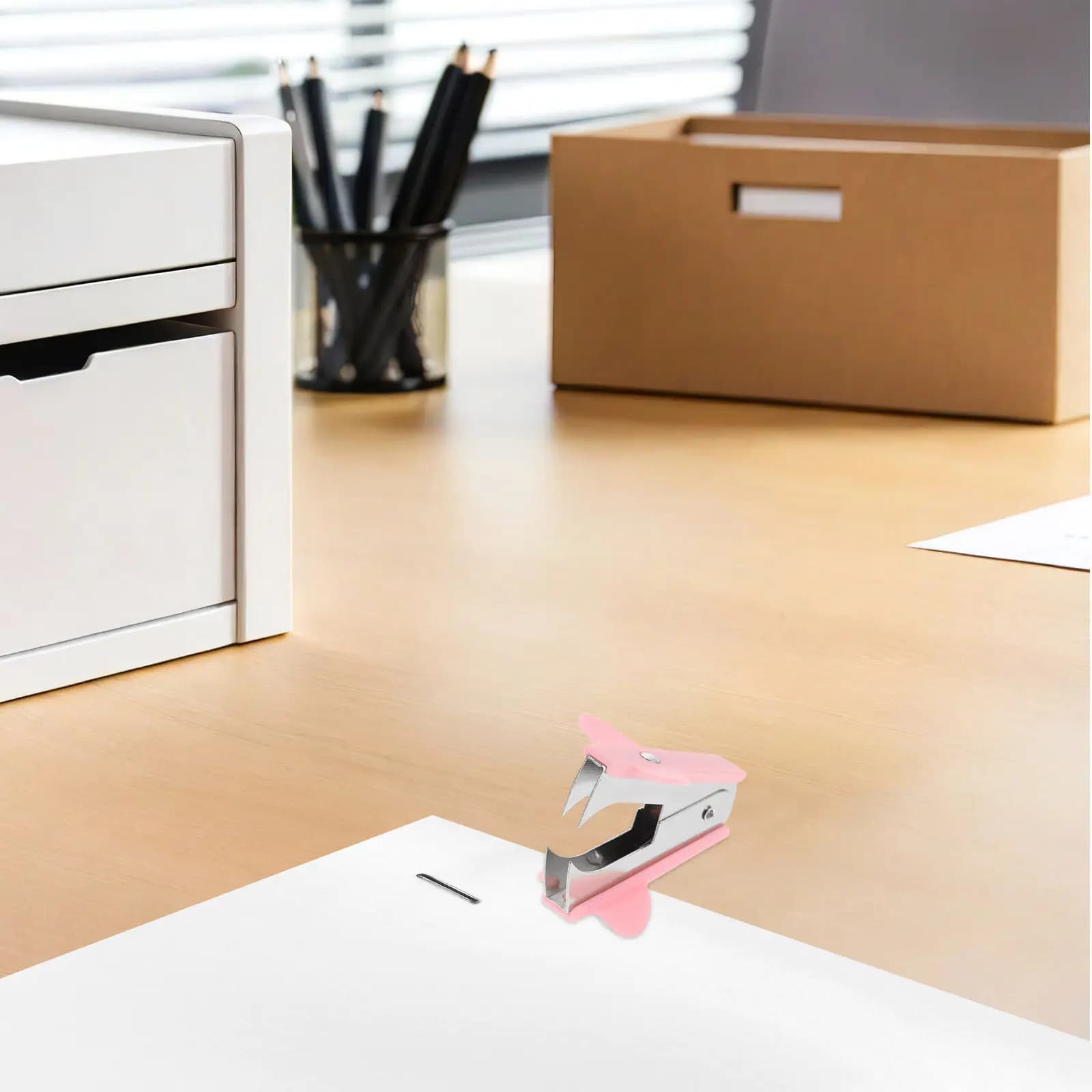 Set di 2 Estrattori di Graffette Portatili in Metallo per Ufficio e Scuola, Rimozione Sicura delle Graffette
