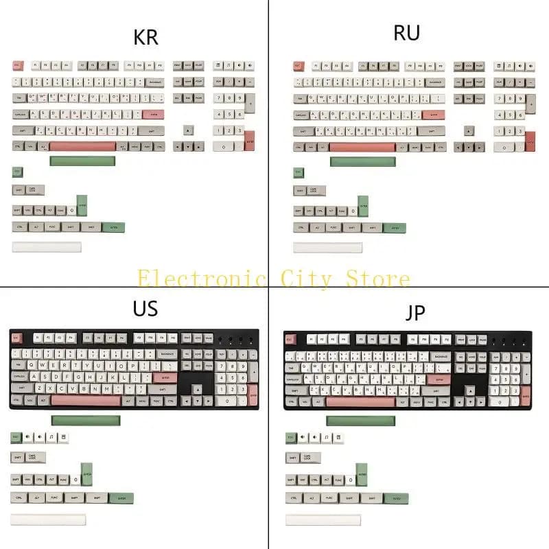 KeyCaps per tastiera meccanica personalizzata XDA Profilo 126Keys Dye Sub per tappi chiave 9009 per tasto per GH60 GK61 61 64 87
