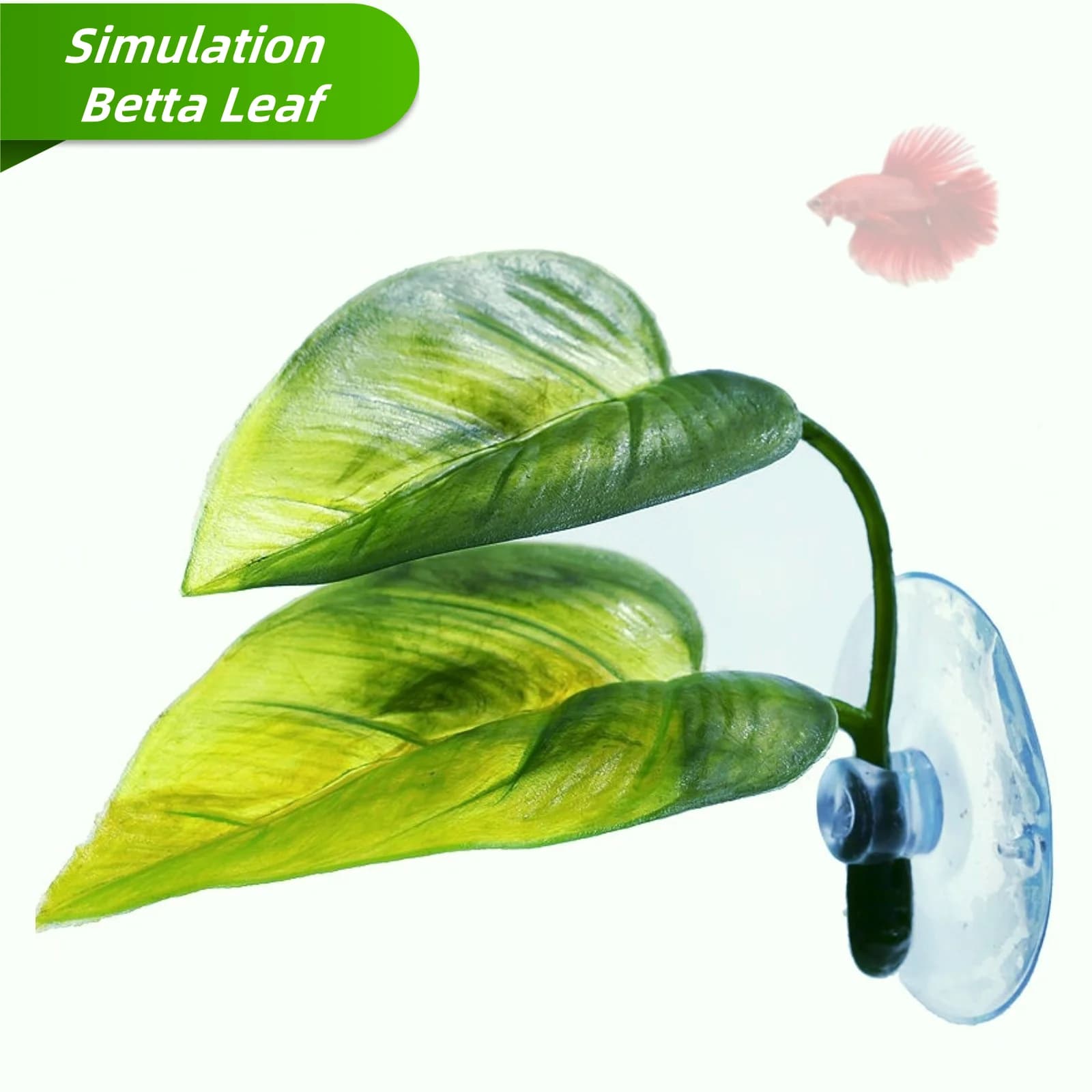 Animals Aquarius Decor Betta Relax Games Plants Aquarius Sheet Decoration Fish Spawning Amaca with artificial ornamental leaves