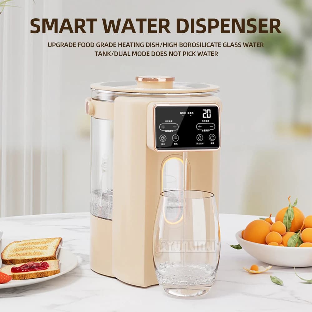Table instant hot water dispenser Quick heating Intelligent automatic water heater Chaleira Eletrica