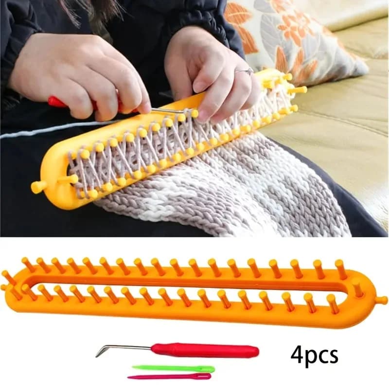 Kit per Sciarpa Fai-da-Te Modello 2026, Set di Materiali per Principianti, Regalo per Fidanzato, Facile e Completo