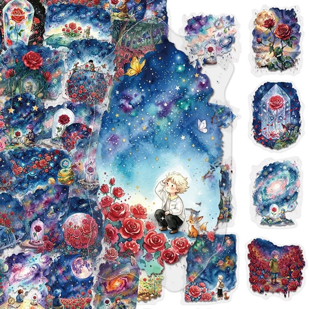 50Pcs Fantasy Fairy Tale Stickers Prince Decals For Phone Laptop Suitcase Notebook Skateboard Waterproof Stickers
