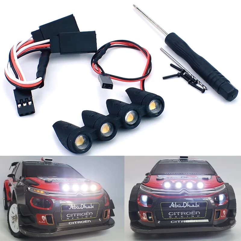 HYPER GO MJX Simulazione Barca Luce Faretto per 1/14 mjxrc 14303 Auto telecomandata Fuoristrada Ad alta velocità RC Auto Camion