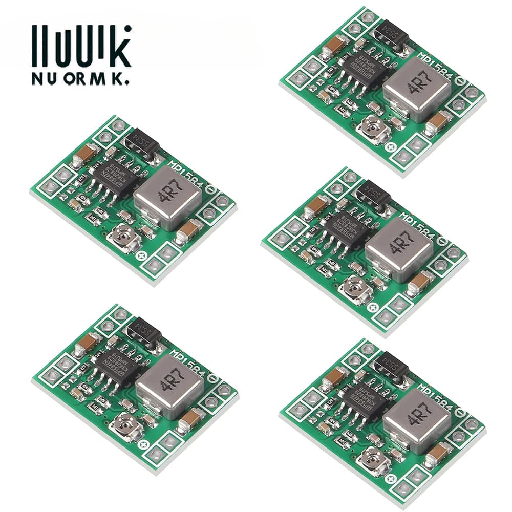 5 pz MP1584EN DC-DC 3A Modulo Convertitore Buck Step-Down Regolabile da 24 V a 12 V 9 V 5 V 3 V per Arduino FAI DA TE
