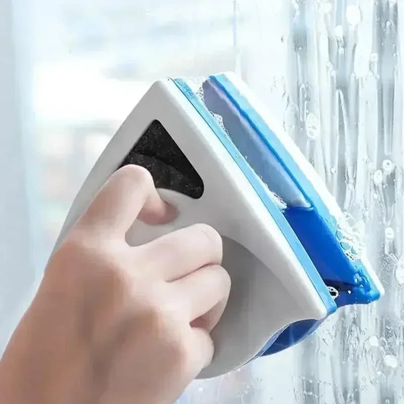 2025 Powerful Magnetic Window Cleaner Dual Sided for Home High Efficiency Glass Cleaning Durable and Reusable, Clean Cotton