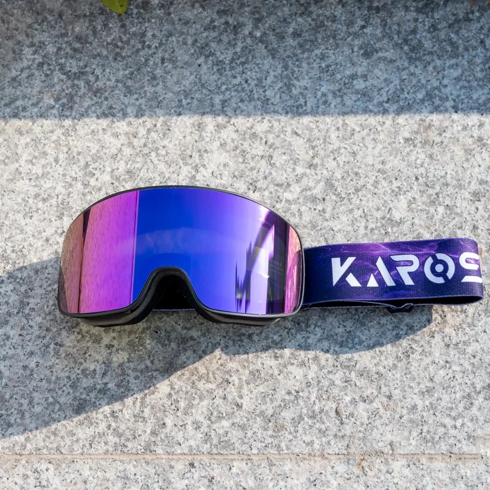 Karos Ski Goggles Windproof UV400 Protection Double Layer Anti-Fog Cylindrical Glasses Winter Snowboard Skiing Sports Eyewear
