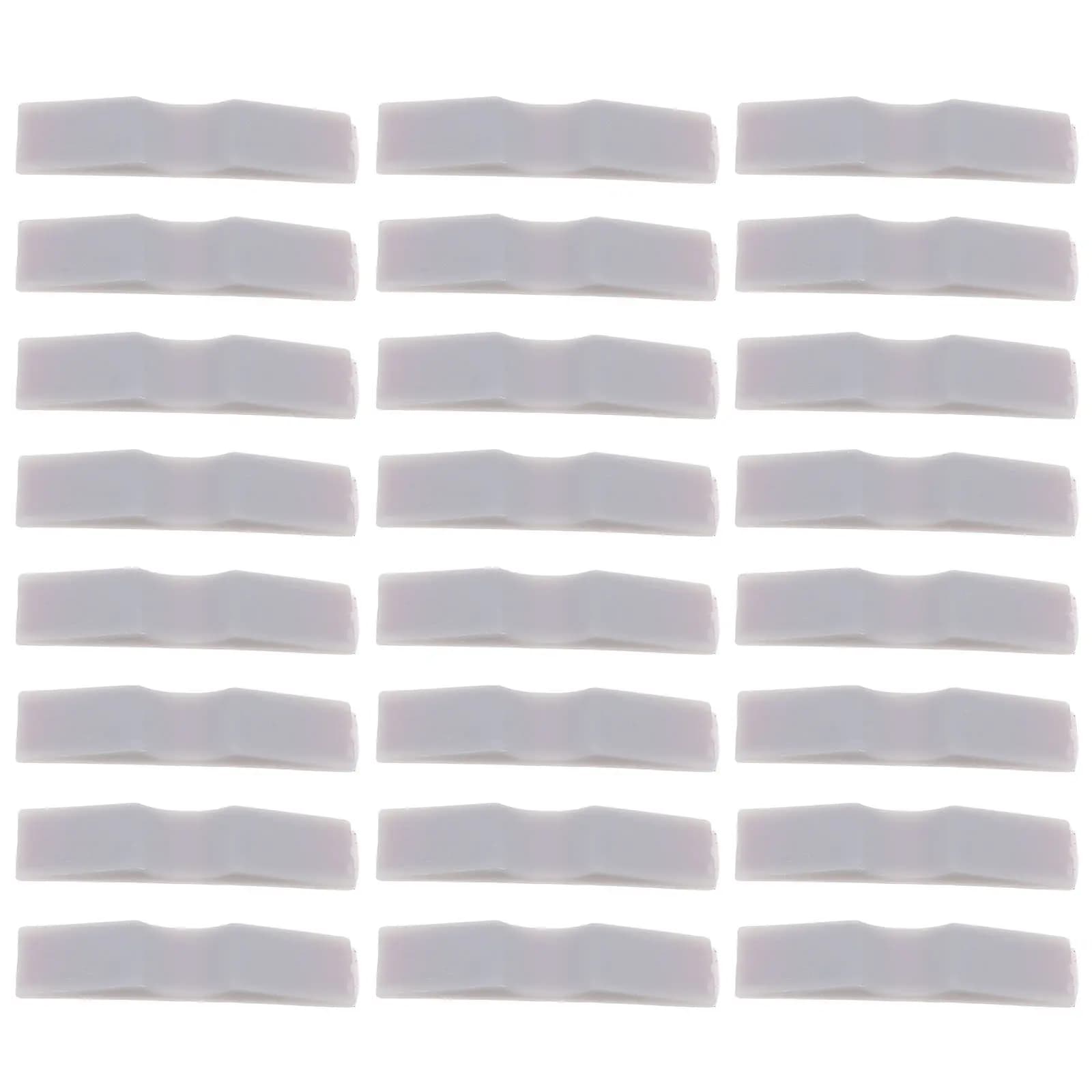 50Pcs Sliding Door Positioner Adhesive Stopper Buffer Damper for Cabinet Closet Track Upper Guide Sliding Wardrobe Hardware