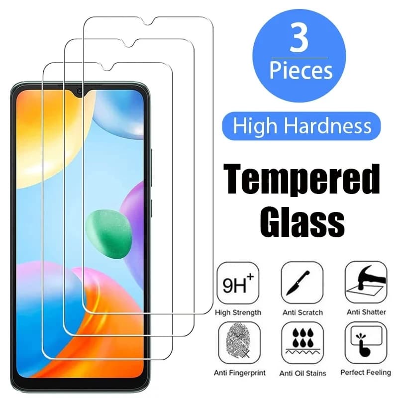 3 pezzi protezione schermo per Xiaomi Redmi Note 11 12 13 Pro 12S 11S 10S 9S 10 9 8 8T 13C 12C 10C 9C NFC 9T 12 pellicola in vetro temperato