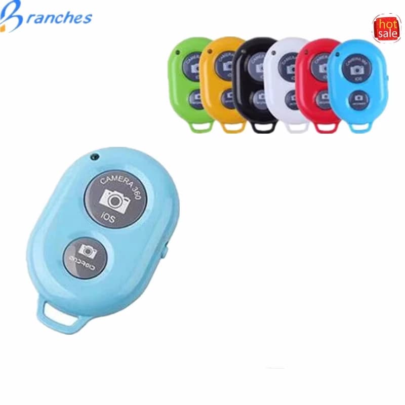 Pulsante di controllo remoto compatibile con Bluetooth Controller Wireless auto-Timer fotocamera Stick Shutter Release monopiede Selfie per ios