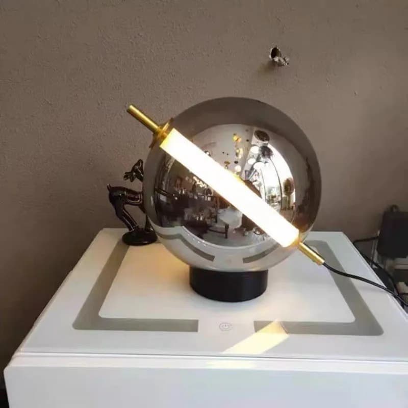 Il nuovo lampadario a LED in vetro creativo del designer, soggiorno, camera da letto, ristorante, studio, atmosfera, lampada da scrivania, decorazioni per la casa