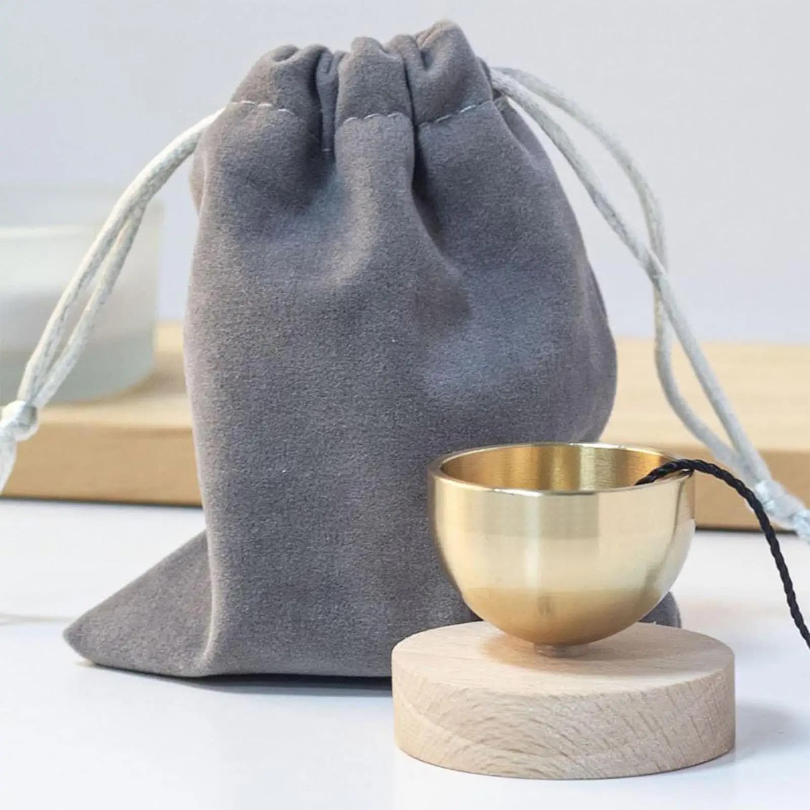Brass Singing Bowl Yoga Meditation Bowl For Sound Healing Stress Relief Buddha Bowls Ethereal Tone Instrument Singing Bowl Set