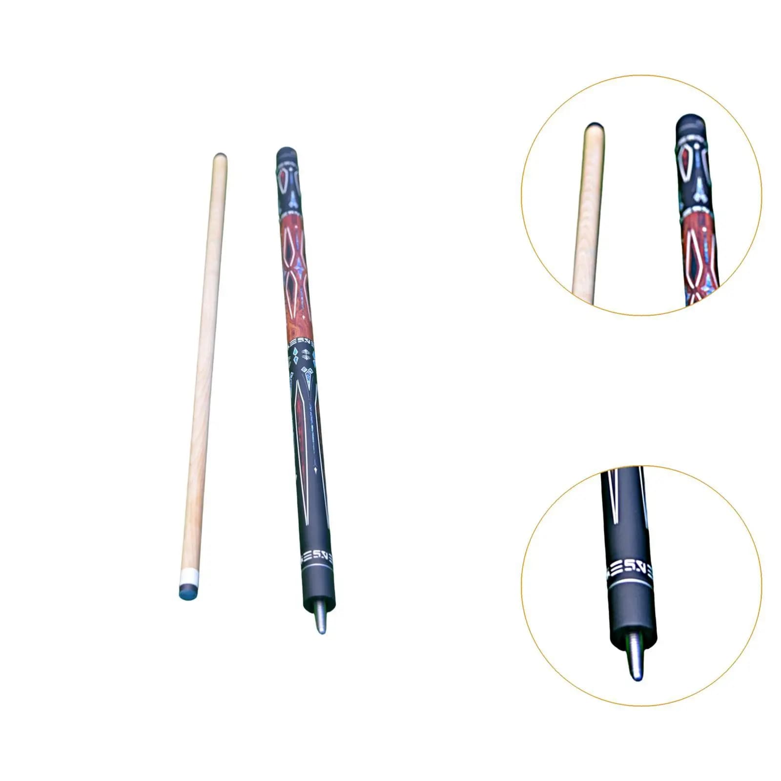 Wooden Maple Billiard Cue Stick 1 2 Split Design Pool Shaft for Snooker and Billiards Club Training Games