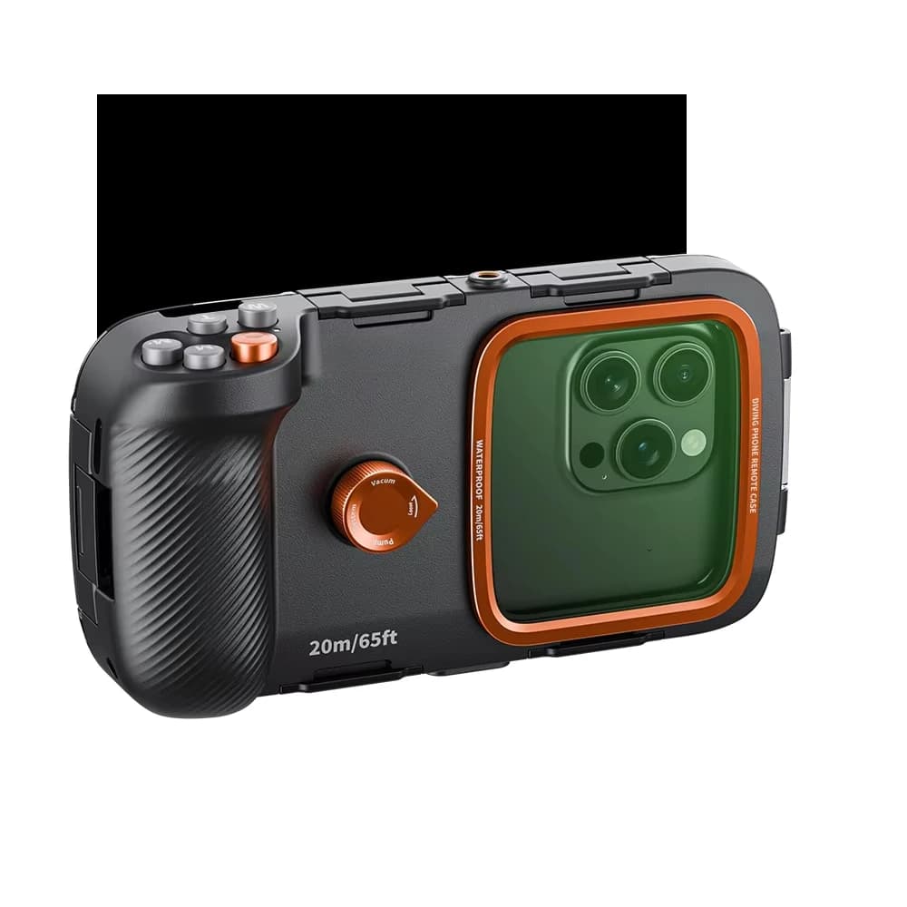 New Arrival 20m/65ft Snorkeling Phone Waterproof Case Reload Photography Diving Handle in Mobile Phone