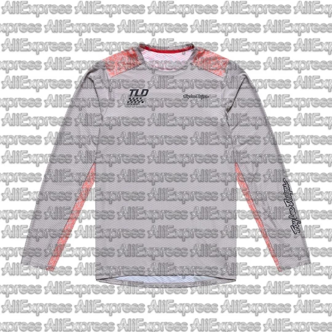 Nuova Maglia Estiva da Mountain Bike per Downhill, T-shirt Sportiva Off-road da Uomo, Traspirante e ad Asciugatura Rapida, Manica Lunga