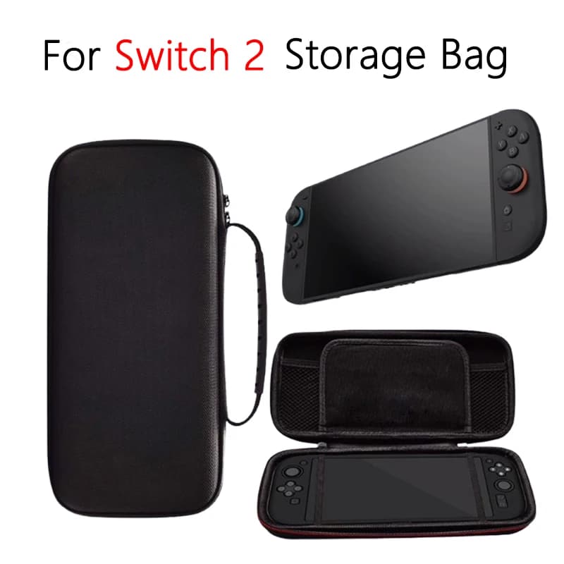 Borsa rigida in EVA per Switch 2, custodia per accessori digitali, console da gioco, auricolari e power bank per Switch 2