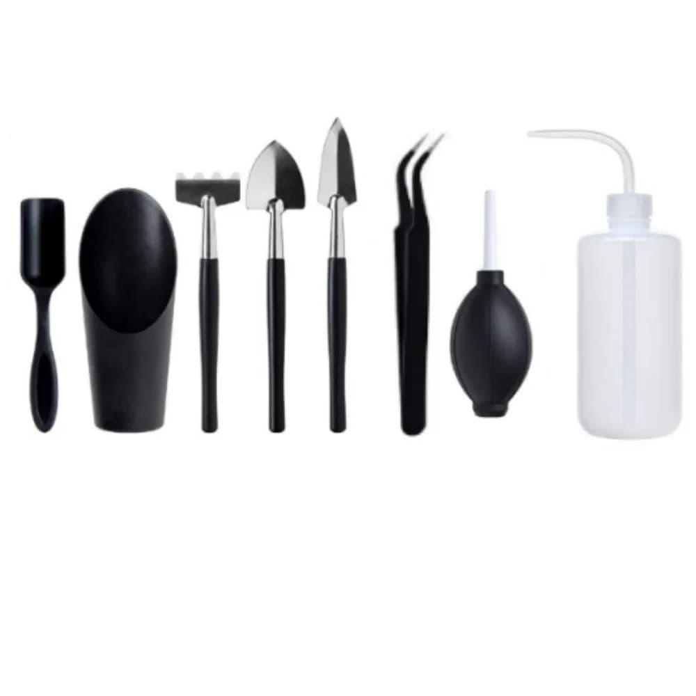 Stainless Steel Garden Plant Kit Waterproof Mat Multifunctional Tools for Fat Plants Pruning Shears Ergonomic Handle