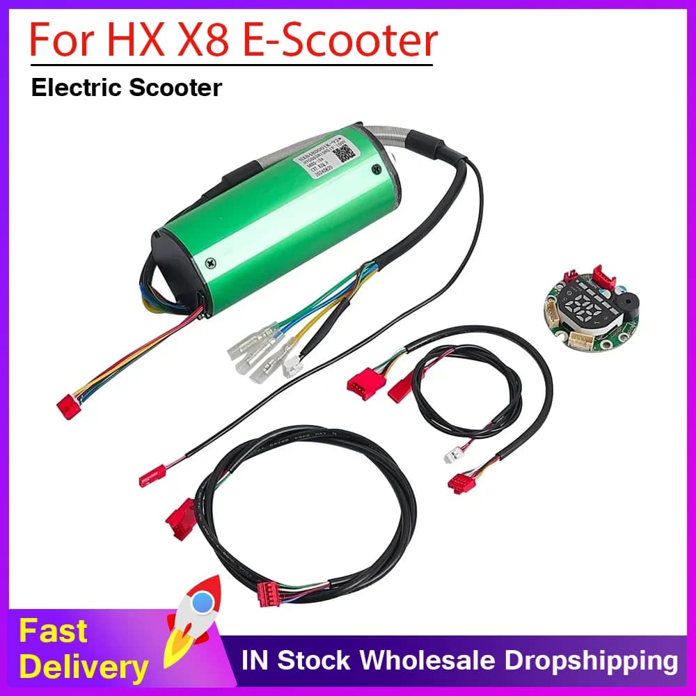 Kit Controller Motore 48V 15A con Cavo Dati per Monopattino Elettrico HX X8 - Display Pannello Strumenti Centrale