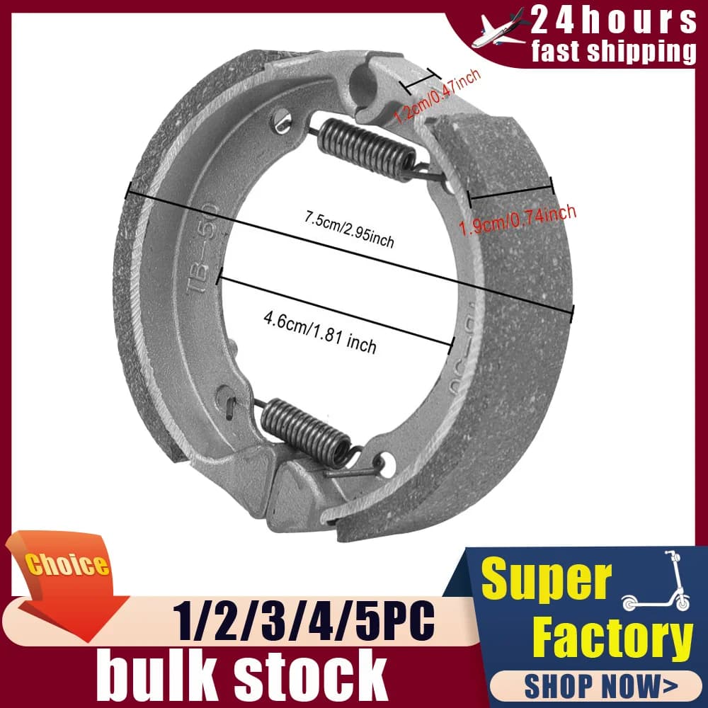 1pc Ruota Anteriore Espandibile Pastiglie Freno A Tamburo Per MAX G30 G2 G30D/MAX+/MAX PRO/S90L Scooter Elettrico Pastiglie Freno scarpa Accessorie