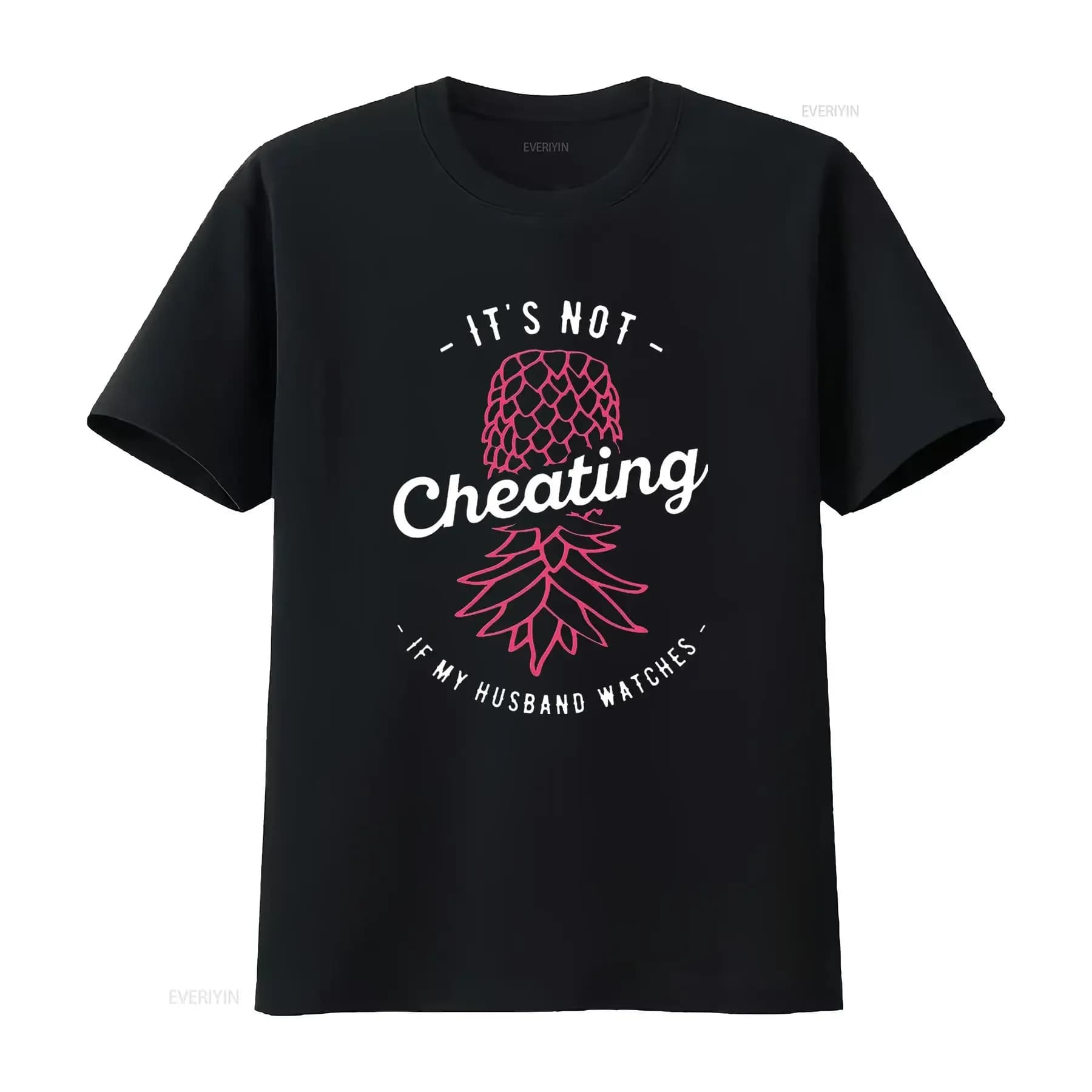 Don't joke if my husband watches Swinger Pi fashionable women's T-shirt with unique print perfect for the soft vintage summer