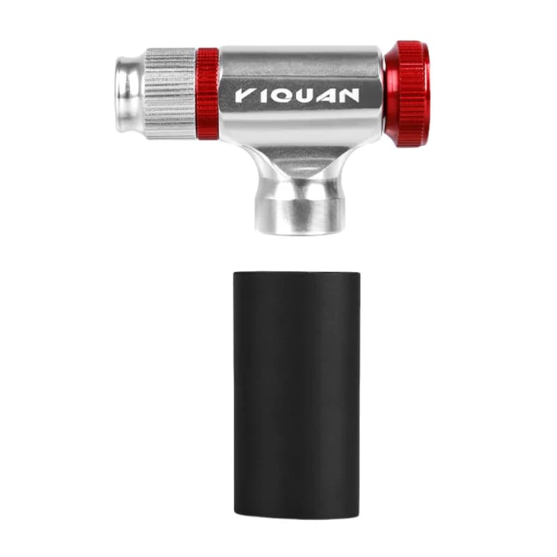 Mini CO2 Bike Tire Pump Inflator Head Aluminum Alloy Bicycle Repair Tool for Road Mountain Cycling Accessories