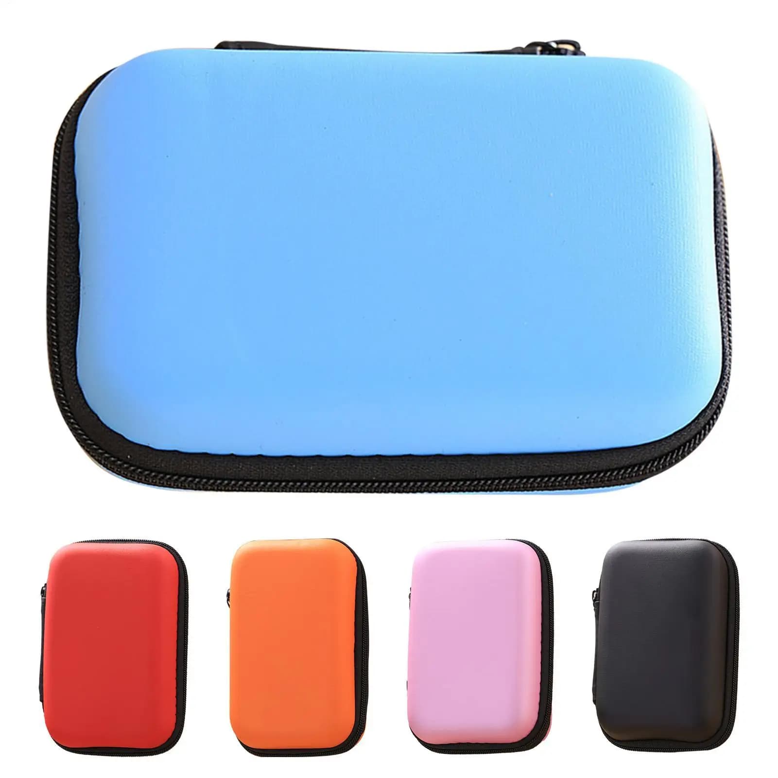 Nuova custodia elettronica portatile per accessori elettronici, custodia per cavi USB, caricabatterie e connettori.