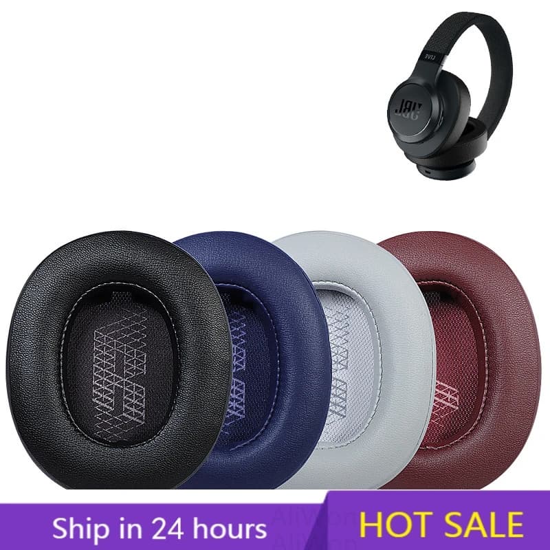 Per JBL Live 500 BT Cuscinetti auricolari di ricambio Cuscinetti auricolari in memory foam in pelle proteica compatibili con JBL Live 500BT Wireless