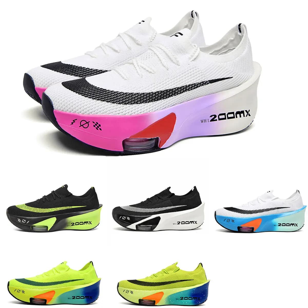 Men's sports shoes, comfortable running shoes with air cushion, light and breathable walking shoes, training shoes with wide tip