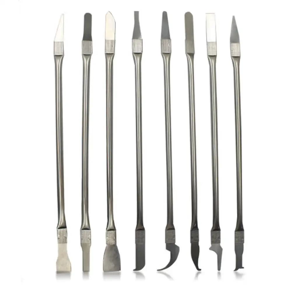 8 pcs CPU IC removal glue phone repair tool chip C blades fine manual tool