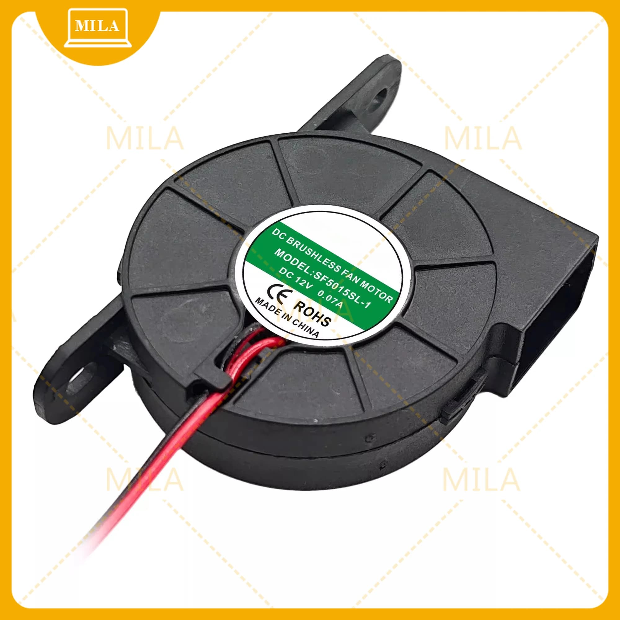 Nuovo Per SANLY SF5015SL-1 5015 12V 0.07A 5CM Piedi Lunghi, ventola di raffreddamento dell'umidificatore