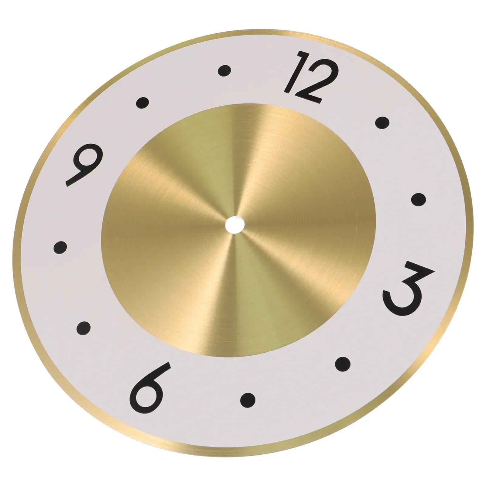 Plastic spare dial for DIY wall clocks, watches accessories, simple and elegant design, lightweight and easy to use