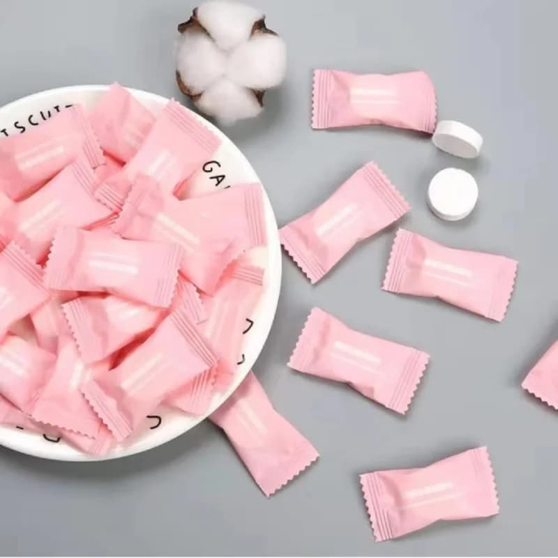 10-80pcs Convenient Instant Compressed Travel Towel Disposable Independent Packaging Non Fading Quick Drying Hygienic Facial Wet