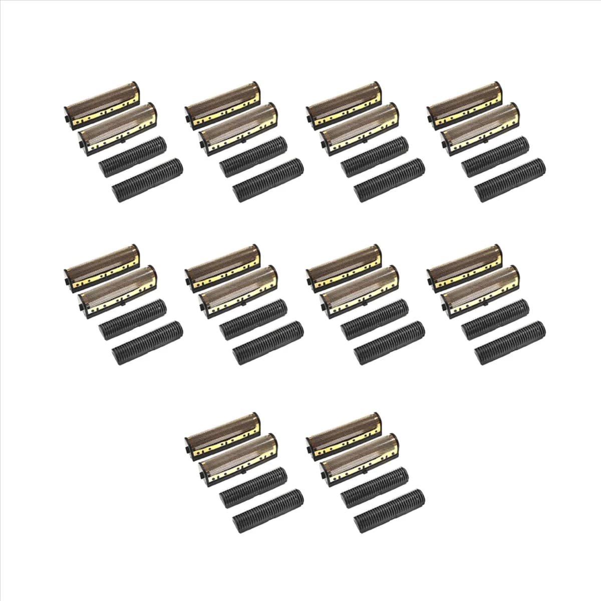 10X rasoio di ricambio per taglierina Net + testa di taglio per 17150 17200 lavabile 3D lama da barba galleggiante intelligente oro