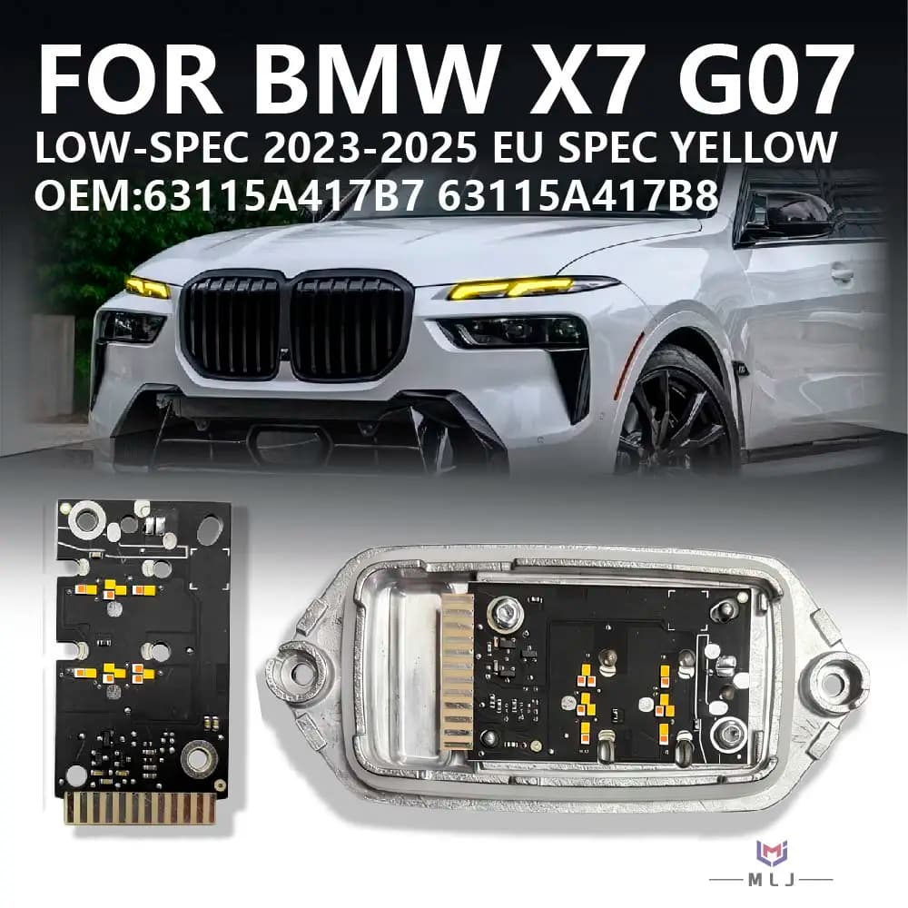63115A417B8 63115A417B7 Per BMW X7 G07 2023 2024 2025 Versione Base EU Bianco LCI Faro LED DRL Angel Eye Chip Modulo Indicatore di Direzione