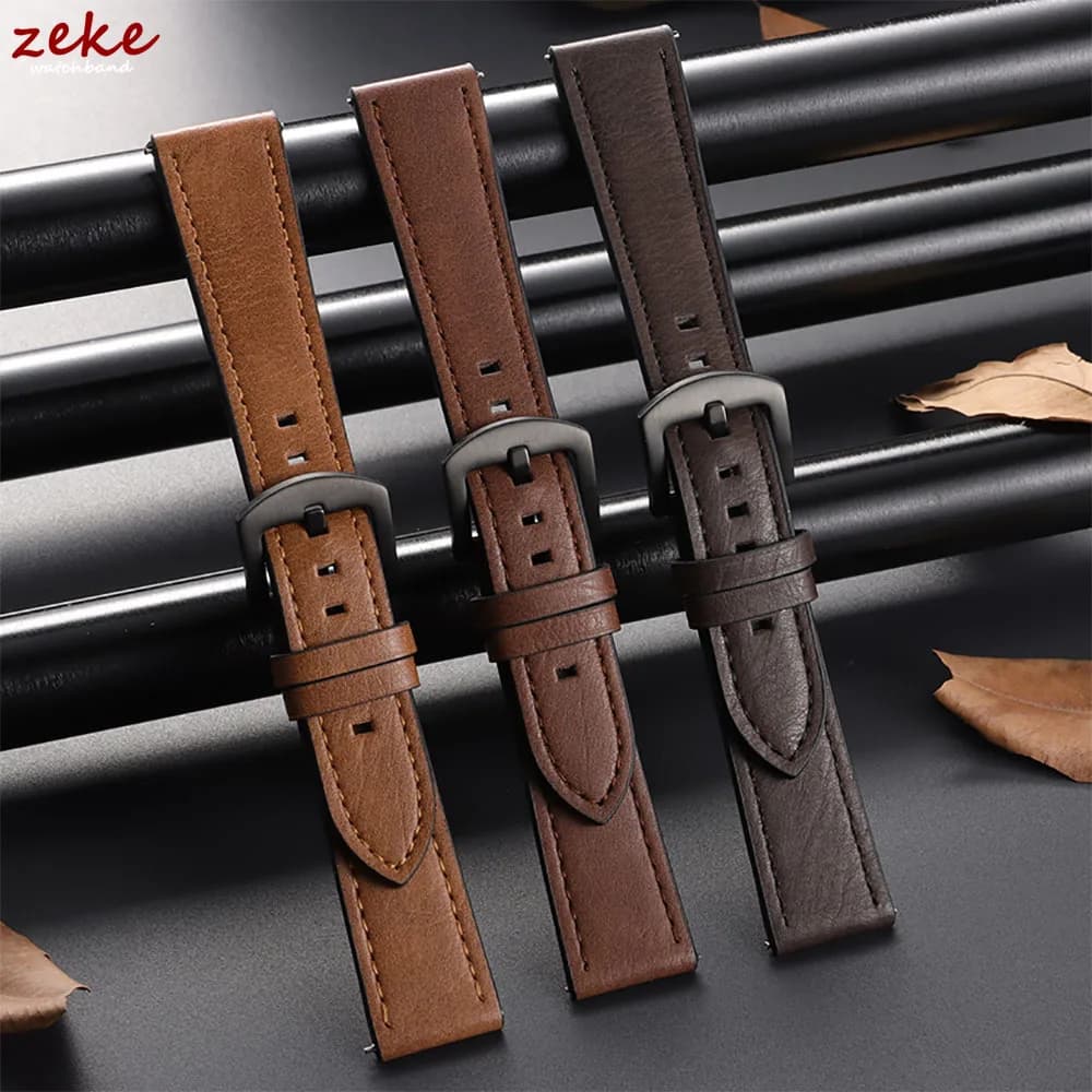 Cinturino in pelle da 20/22mm per Amazfit Balance Smart Bracciale a sgancio rapido per Omega per accessori per orologi Seiko